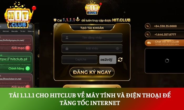 Tải 1.1.1.1 cho Hitclub về máy tính và điện thoại để tăng tốc internet 1 tải 1.1.1.1