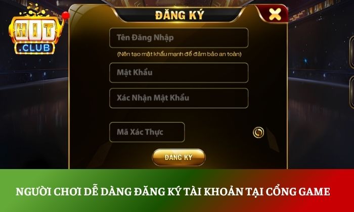 HITCLUB | Tải Hit.Club App Game Bài Đổi Thưởng Uy Tín 2026 41 Người chơi dễ dàng đăng ký tài khoản tại cổng game