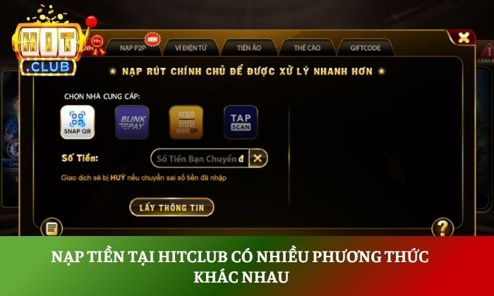 Nạp tiền Hitclub