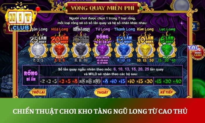 Chiến thuật chơi Kho Tàng Ngũ Long từ cao thủ
