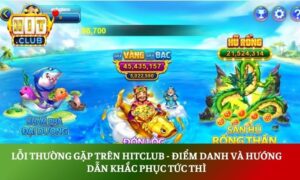 Lỗi thường gặp trên Hitclub