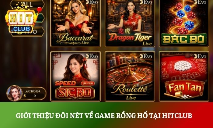 Giới thiệu đôi nét về game rồng hổ tại Hitclub