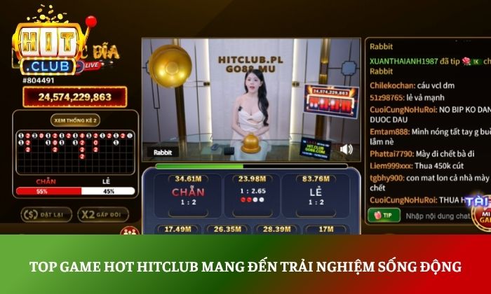 Top game hot Hitclub cược thủ tuyệt đối không thể bỏ qua 2 Top game hot Hitclub mang đến trải nghiệm sống động